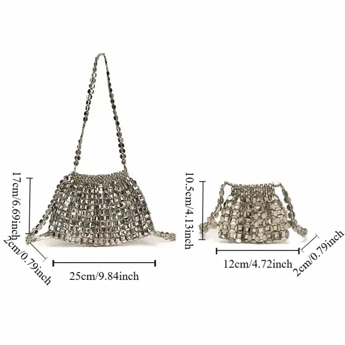 Sac de soirée décontracté à paillettes