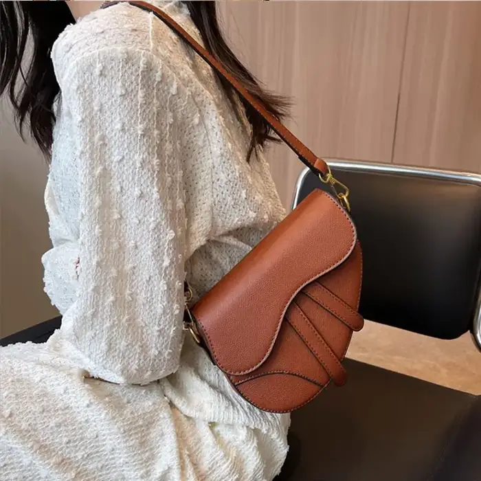 JIAERDI rétro Patchwork sac de selle femmes couleur unie en cuir délicat sac à bandoulière dames mode luxe Design sacs