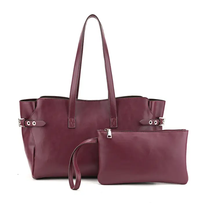 Ensemble de sacs : sac fourre-tout avec sac à main assorti, sac à bandoulière sous les bras pour fem