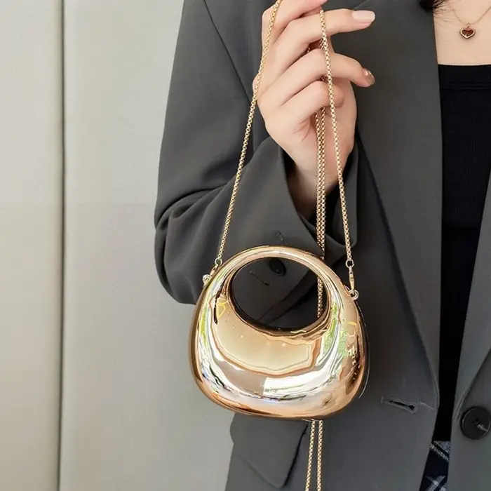 Demi-lune fête Banquet sac pour femmes sac à main De luxe Bolso De Mujer vente chaude