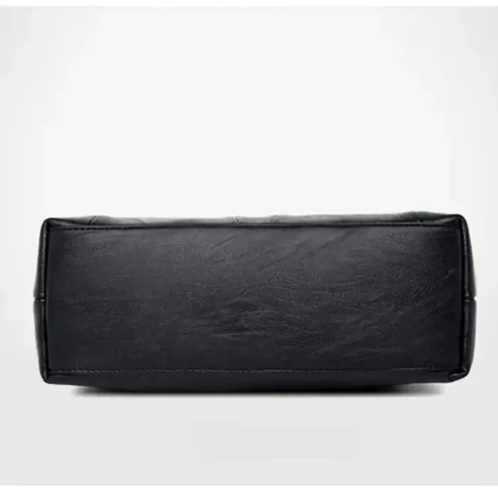 Sac à main en cuir souple pour femme, sac à main minimaliste polyvalent décontracté, sac fourre-tout élégant pour les trajets quotidiens
