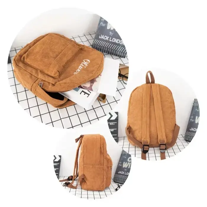 Sac à dos zippé tendance pour femmes