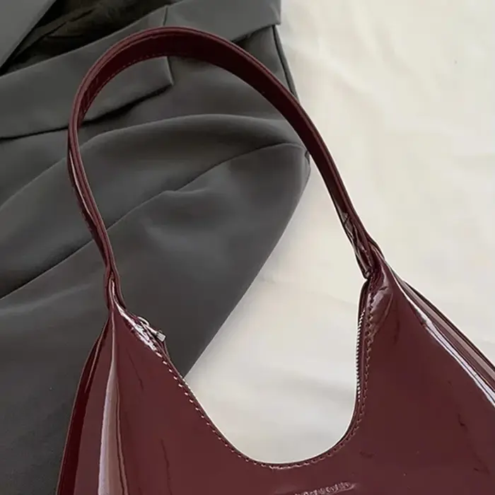 Sac à bandoulière bordeaux pour femmes