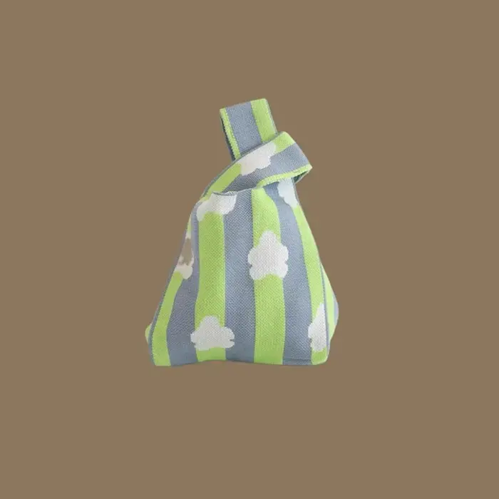 Mini sac de poignet à nœud pour femmes