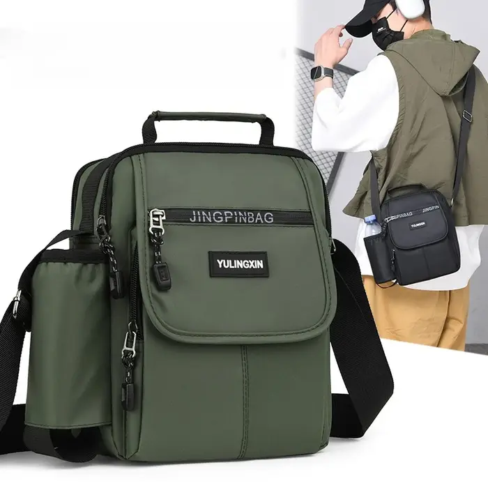 Sac à bandoulière carré sportif pour hommes – Sac