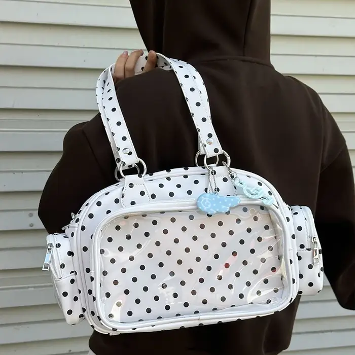 Sac à bandoulière multi-poches Y2K élégant et simple