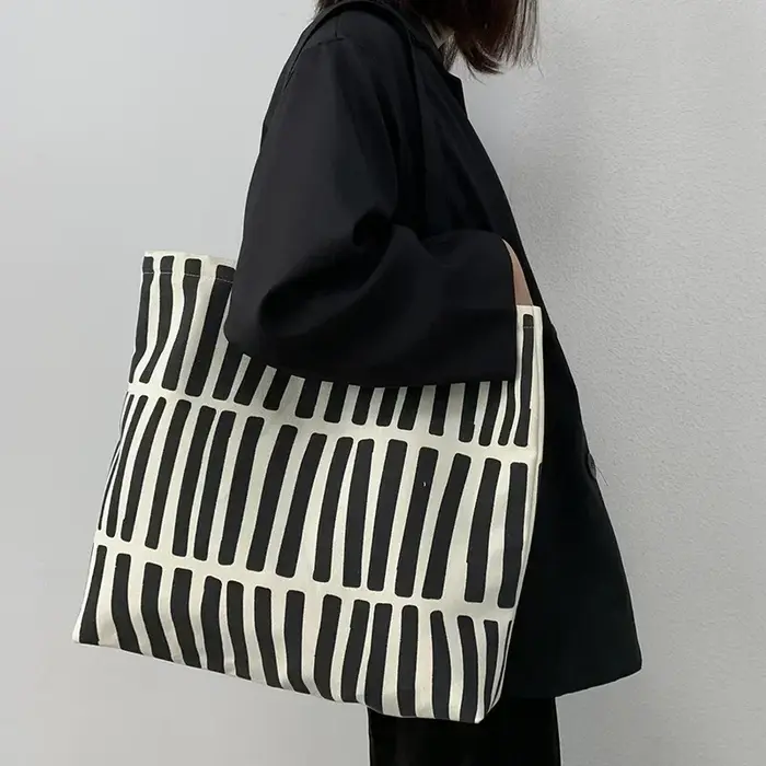 Sac fourre-tout en toile pour femmes