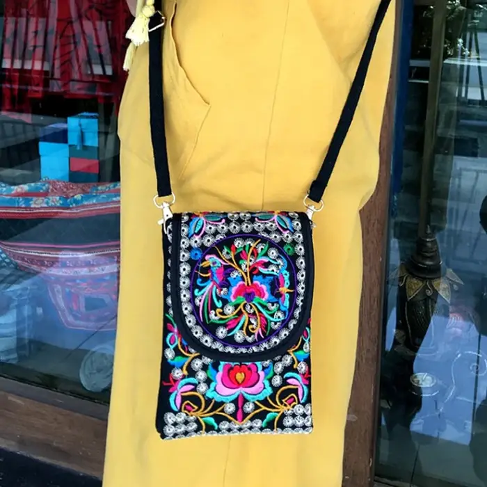 Sac à bandoulière multi-poches pour femme