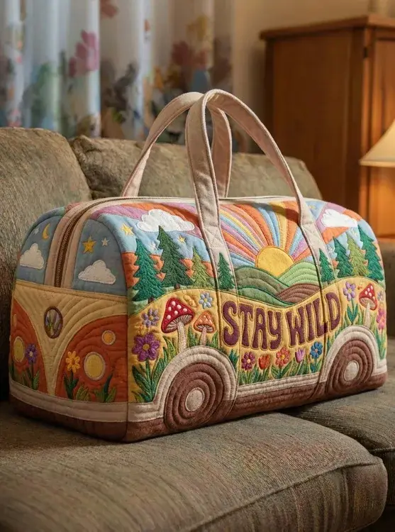 Nouveauté 2026 : Sac de voyage portable imprimé numériquement en 3D pour AliExpress, Amazon et sites indépendants