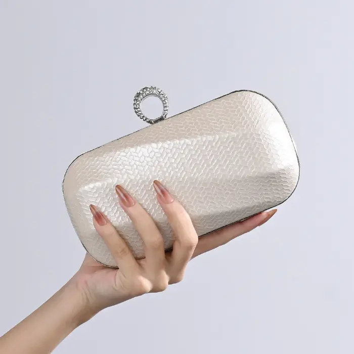 Pochette Simple à la mode pour femmes, petit sac à main carré délicat, robe de soirée de mariage, sa