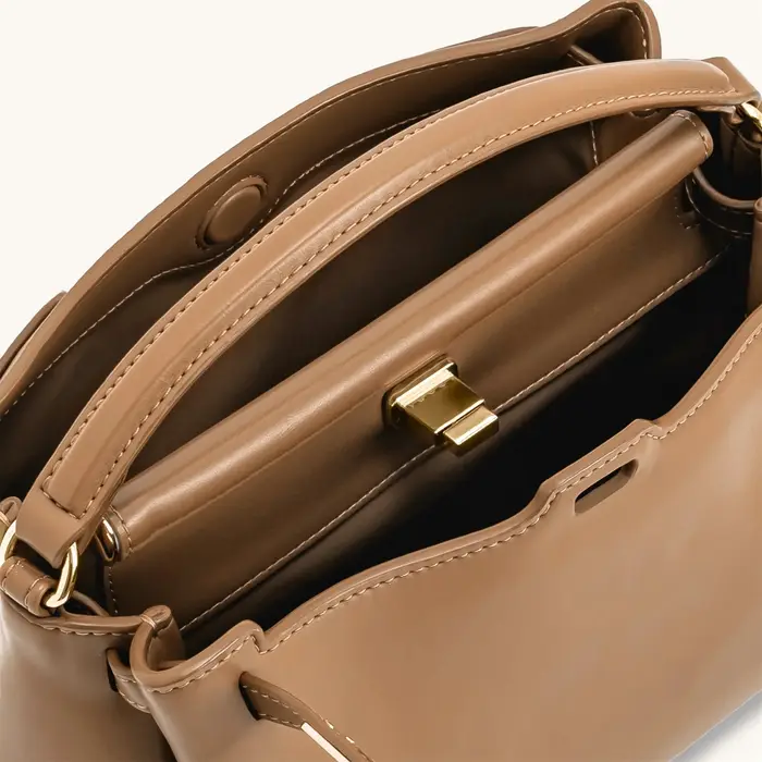 Sac à main JW PEI Lock 2026 Nouveau Sac bandoulière carré petit format pour femme en cuir végétalien écologique avec