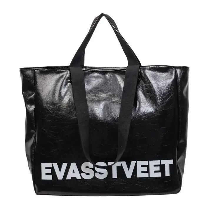 Sac fourre-tout grande capacité à motif lettres