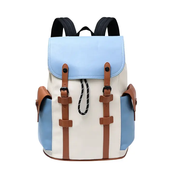 Nouveau sac à dos de voyage 2026, sac décontracté simple, sac de banlieue rétro bicolore, sac pour o