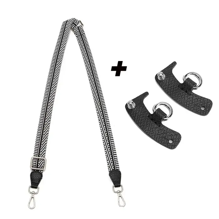 Sangle de sac en cuir véritable pour Longchamp, sangles de sac sans poinçon, sangle initiée en toile