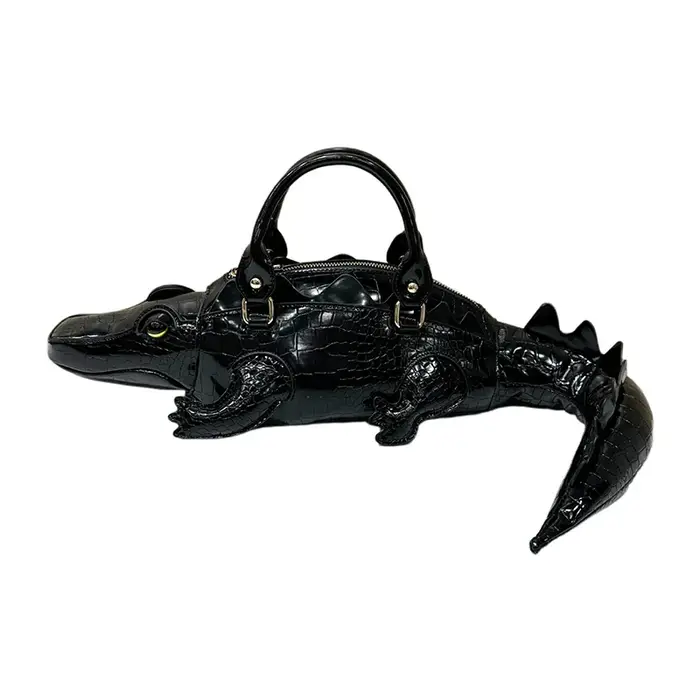Sac à main créatif en forme de Crocodile, sac à bandoulière en cuir de bonne qualité à la mode, saco