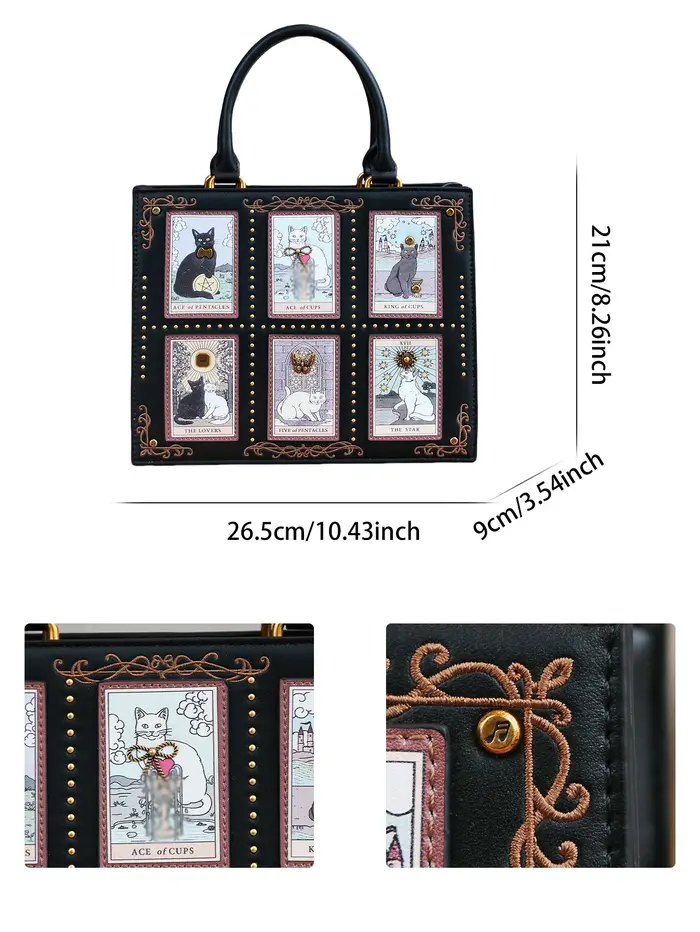 2025 haut de gamme mode été nouveau sac à main femme sac niche design Tarot carrelage sac fourre-tou