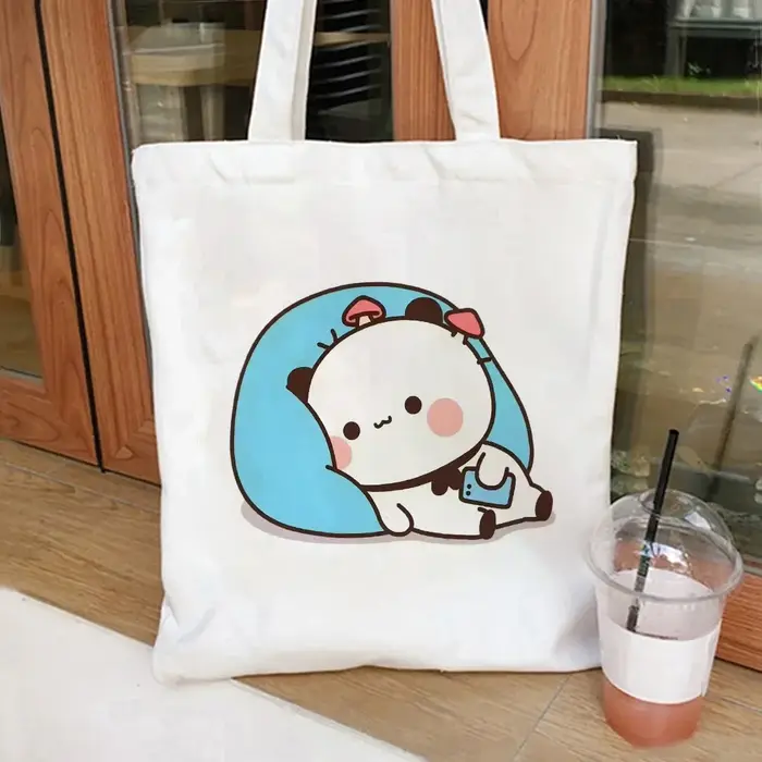 Sac fourre-tout pliable en toile Bubu Dudu Anime