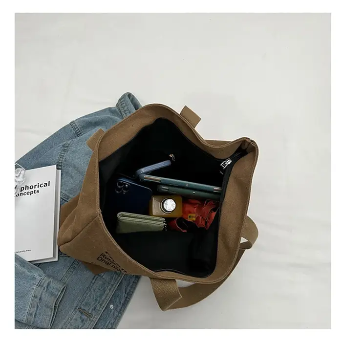 Sac fourre-tout en toile pour femmes