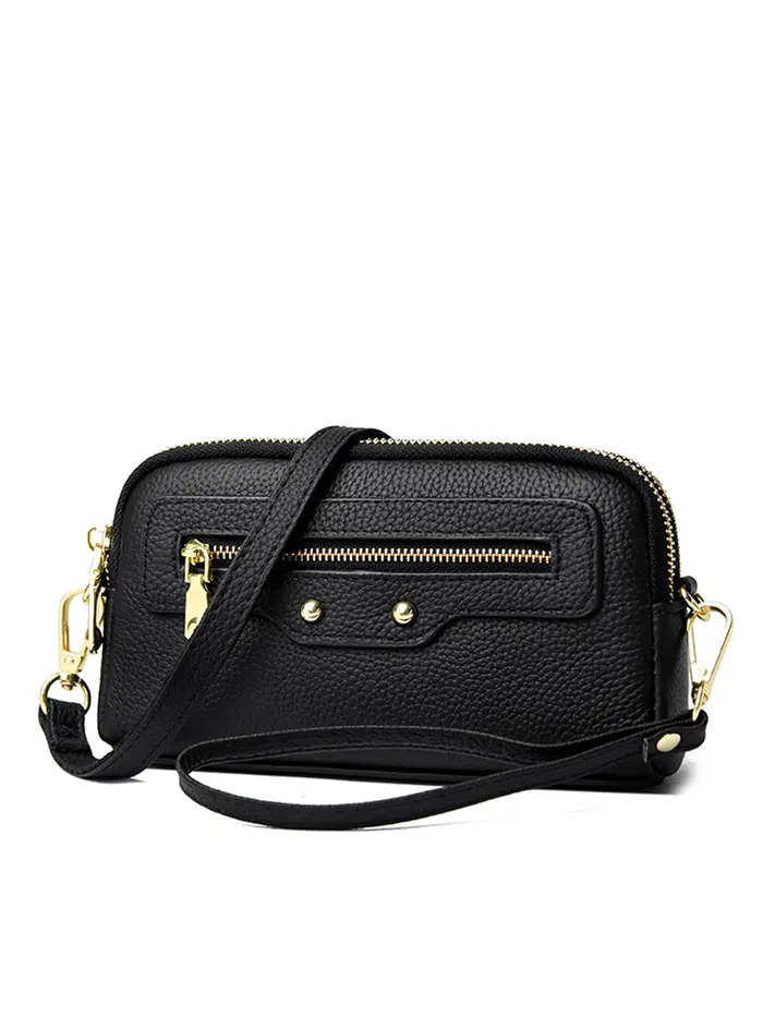 Sac fourre-tout décontracté pour femme en cuir véritable