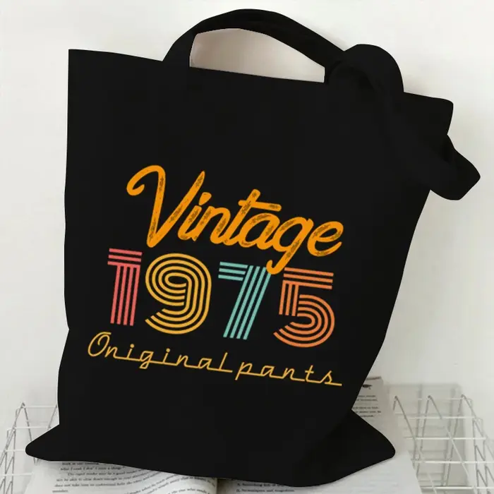 Sac fourre-tout Vintage 1974 pour femmes