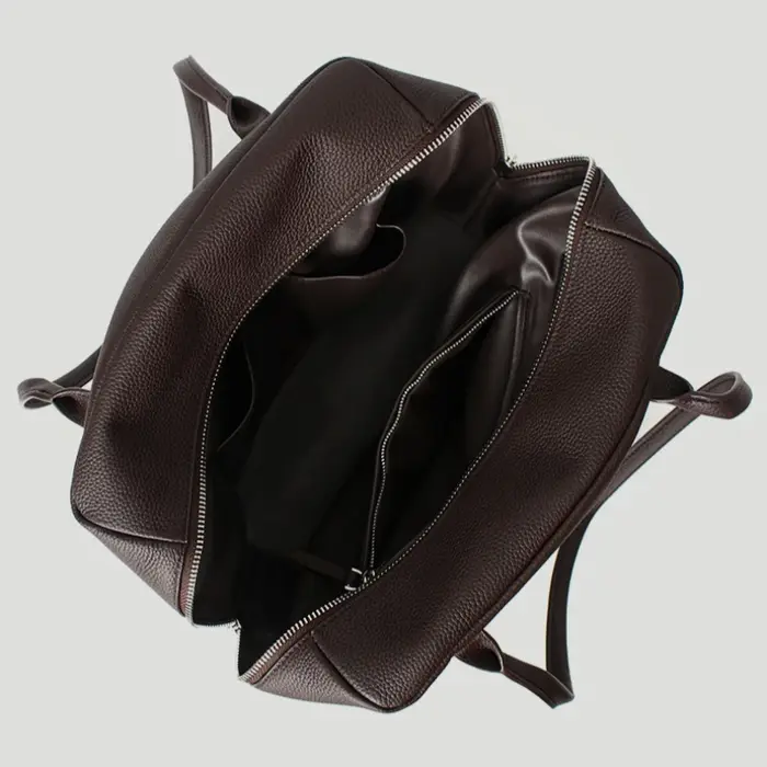 Sac à main pour femme, élégant, vintage, de luxe, en cuir véritable, grande capacité, sac à main pour le travail, le bureau, logo gratuit