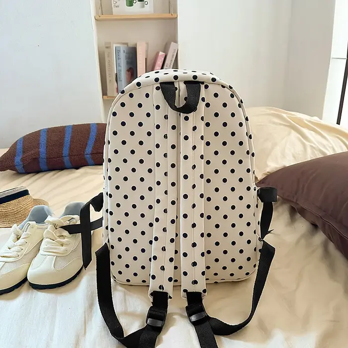 Sacs à dos à pois pour femmes