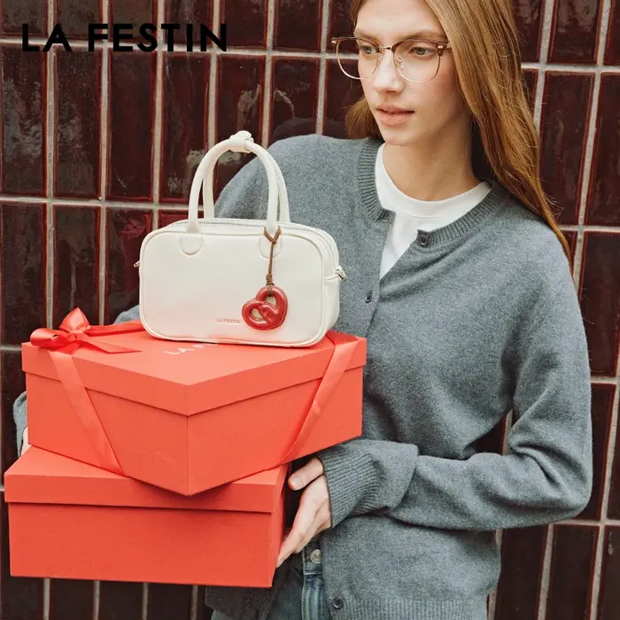 LA FESTIN-Sac à Main en Cuir pour Femme