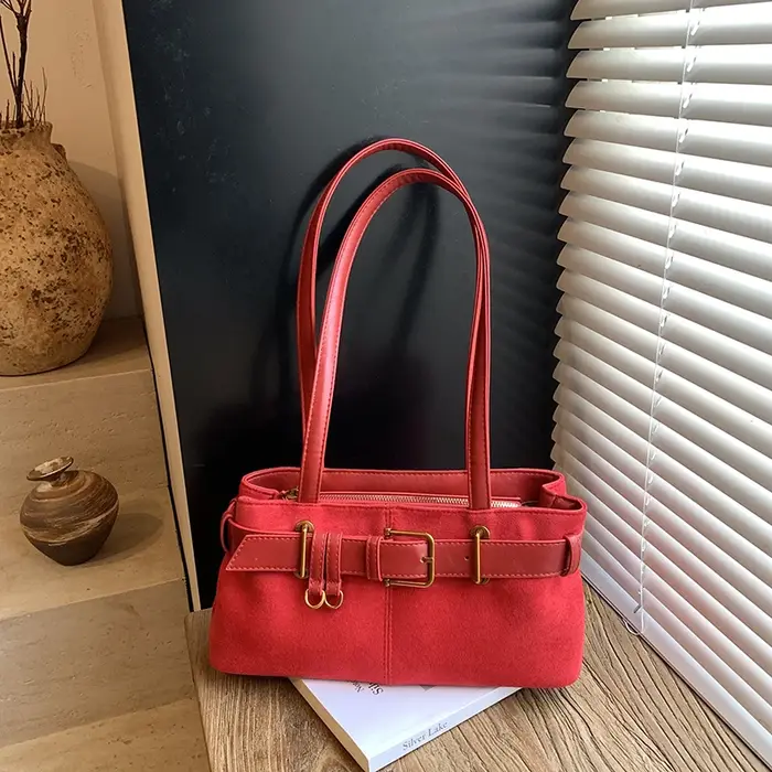 Sac à bandoulière de luxe en cuir PU pour femmes