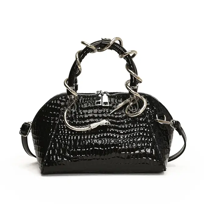 sac de luxe femme sacs à poignée supérieure 2024 MOODS-Sac à bandoulière motif crocodile pour femme,
