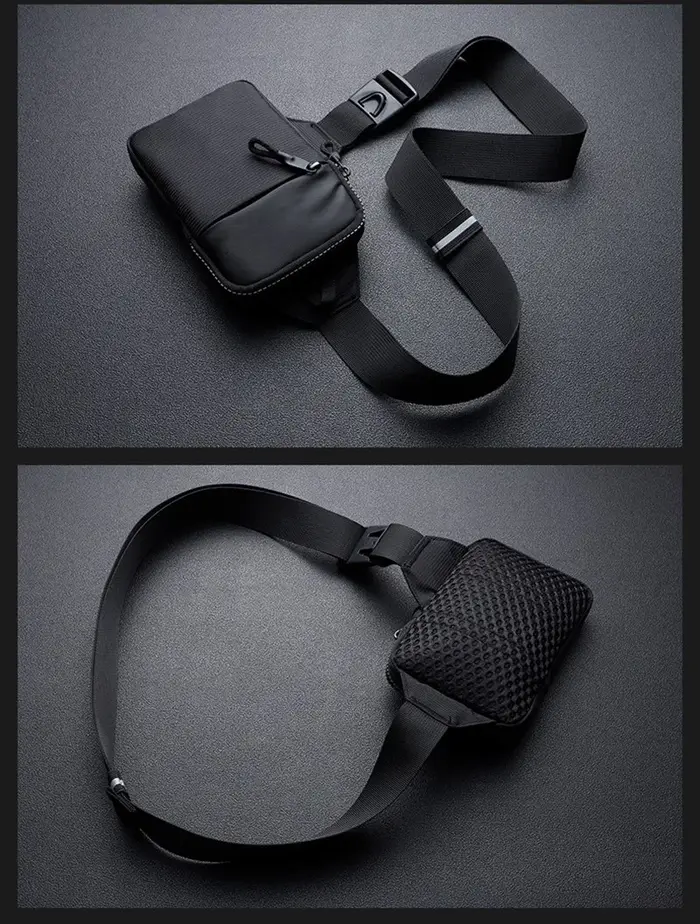 Un mini sac à bandoulière élégant pour hommes