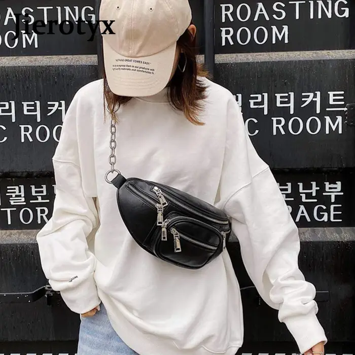 Sac banane en cuir pour femme