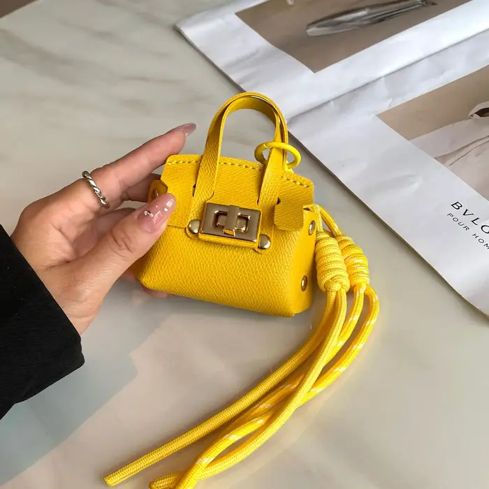 Mini porte-monnaie en cuir PU