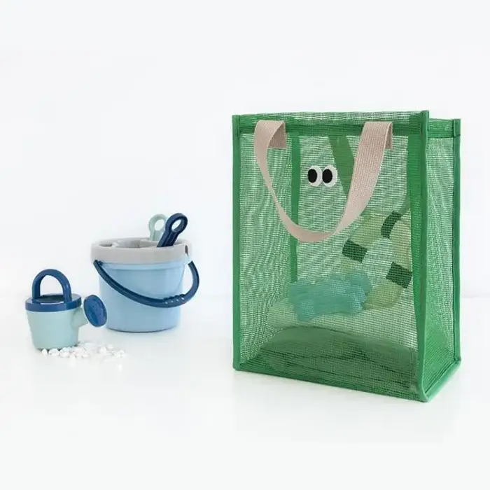 Sac fourre-tout en maille avec décoration œil mignon