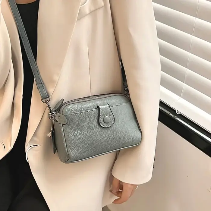 Femmes en cuir véritable sac à bandoulière nouveau décontracté femme petits sacs