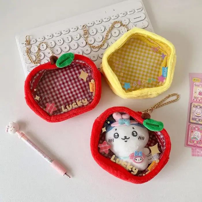 2025 rouge Apple sac étudiant sac à dos pendentif fille sac pendentifs Itabag mignon porte-monnaie porte-clés