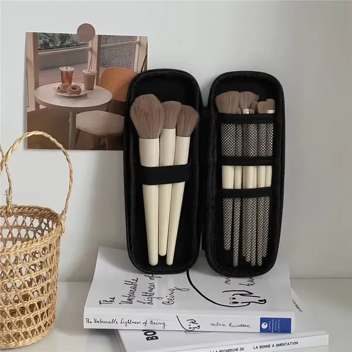 Sacs de rangement de cosmétiques noirs