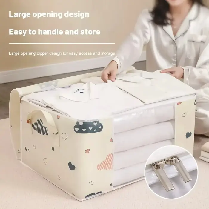 Sac de rangement pour couettes et vêtements