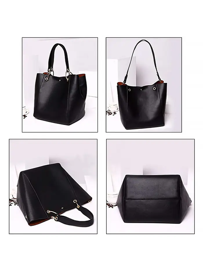 Pahajim sacs à main pour femmes grand sac fourre-tout en cuir PU sacs à main imperméables sac à band