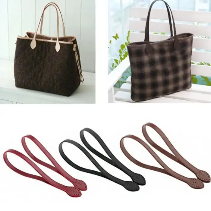 1 paire de sangles de sac à bandoulière en cuir PU
