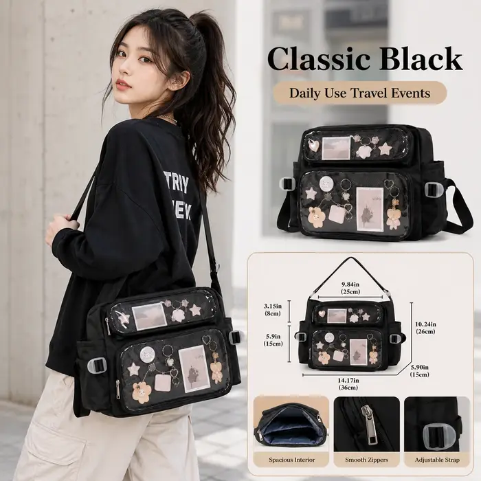 Sac Ita avec insert de fond transparent Buylor pour femme