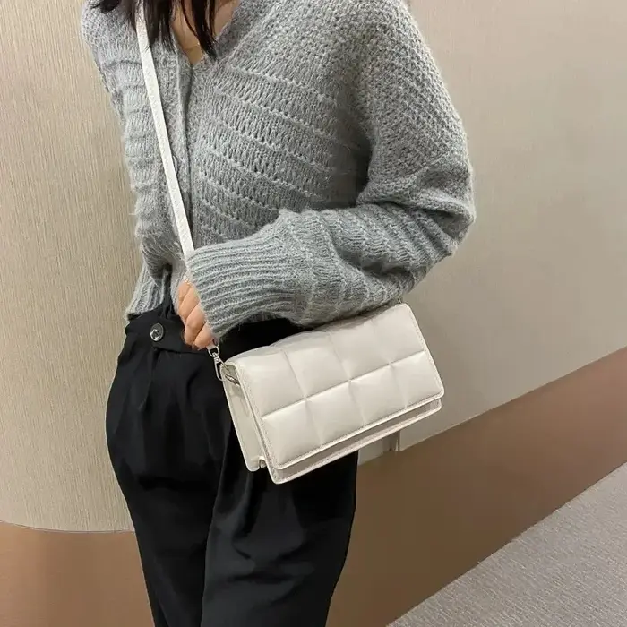 Marque de mode concepteur femmes sac à bandoulière petit cuir PU femme sac