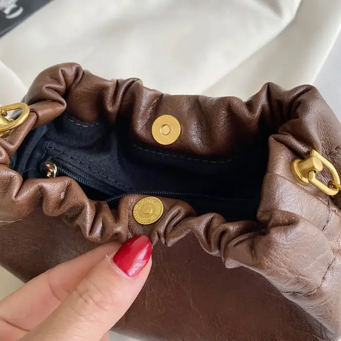 Sac à bandoulière en cuir PU pour femmes