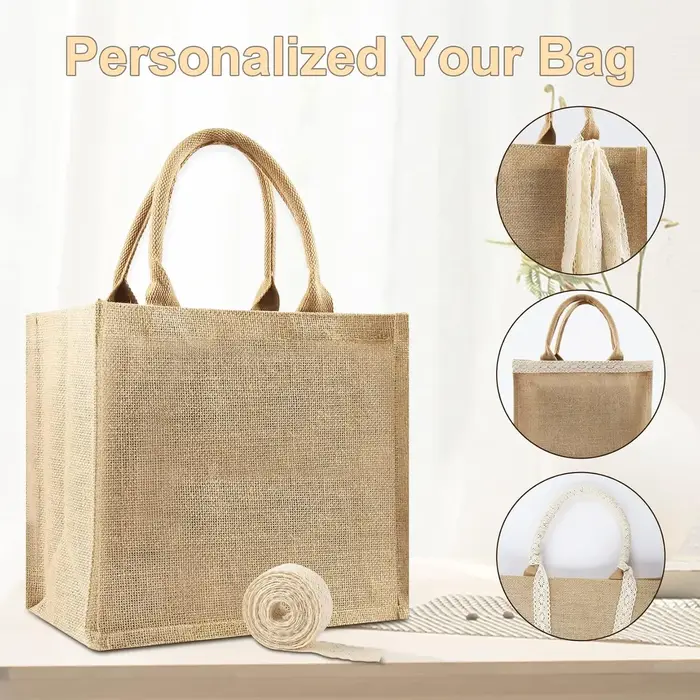 Sacs fourre-tout en toile de jute