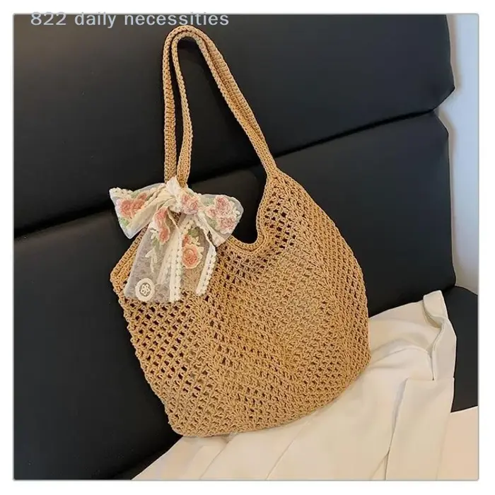 Sac tissé grande capacité pour femme