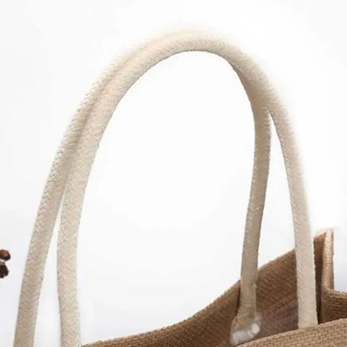 Sac de courses fourre-tout en toile de Jute