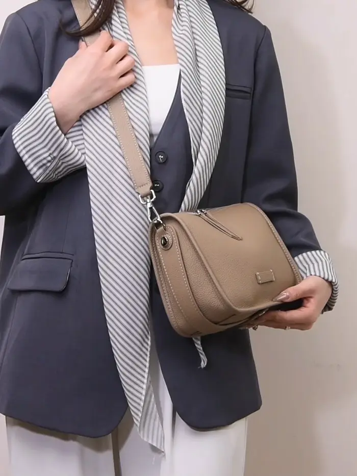 Sac à main de luxe imprimé en cuir souple tendance pour femme