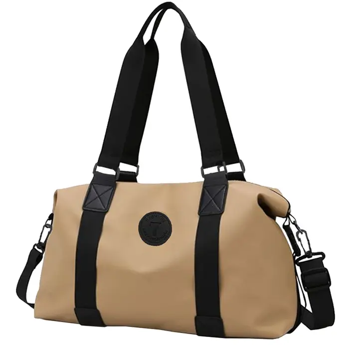 Sac de sport Chic avec emblème et détails pour les voyages quotidiens, élégant, multicolore, léger,