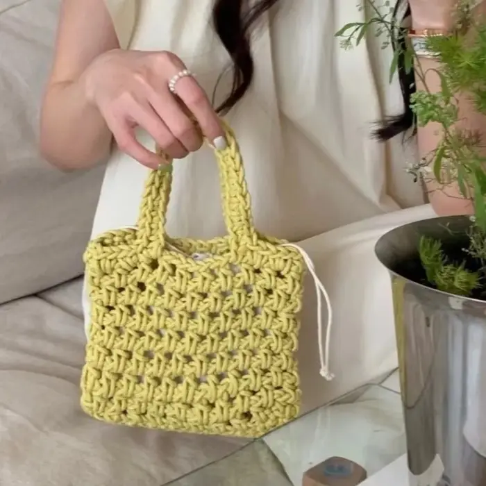 Nouveau sac en crochet bohème