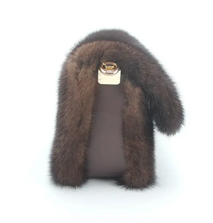 Sac classique en vraie fourrure de vison pour femmes