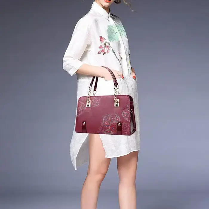 Hisuely offre spéciale concepteur imprimé sacs pour femmes dames Shopper sac coquille élégant